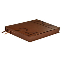 Ежедневник датированный 2024 ESCALADA, А6+, 176 л., арт. 63811/ 15 ГОУТСКИН КОРИЧНЕВЫЙ