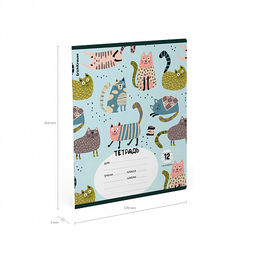 Цена за 10 шт. Тетрадь школьная ученическая ErichKrause Animalism, 12 листов, линейка (в плёнке по 10 шт.)_MIX-PACK  фото 10