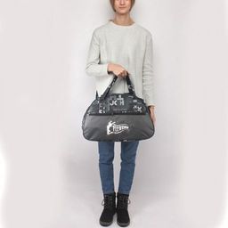 Сумка дорожная Дизайн-Фитнес (большой) -Fitness, 1отд, 1внеш карм, серый (символика) 175543 - Bobo фото 3