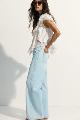 Wide High Waist Jeans - H&m фото 2