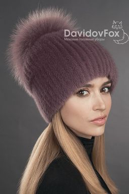 Шапка Буратино норка клевер