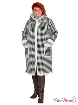 Жакет-пальто Модель №1787 размеры 44-84 - Plusmoda фото 2