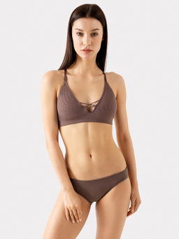 Бюстье женское в бежевом цвете тауп 512725 - Mark formelle фото 2