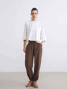 Beli Lastikli Kad?n Jogger Pantolon