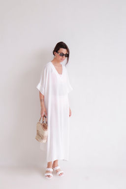 Martichelli Платье пляжное белое  фото 11