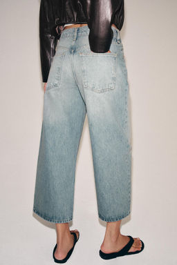 JEANS ZW COLLECTION CULOTTE TIRO MEDIO / Azul claro - Zara фото 3