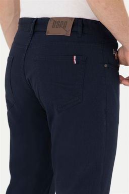 Мужские темно-синие брюки из плотной ткани - U.s. polo assn фото 14