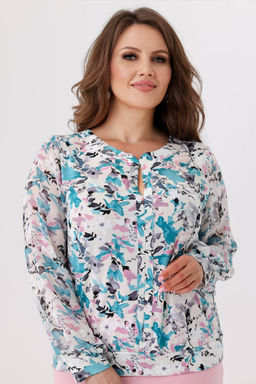 Блузка женская 1986/11/Молочный - Rise фото 2