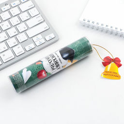 Ручка шариковая в тубусе, пластик, синяя паста, 1.0 мм «Выпускнику школы»