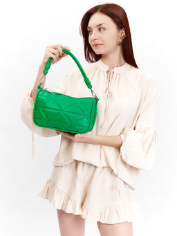 LACCOMA сумка Айлин-Ф826-зеленый эко кожа хлопок
