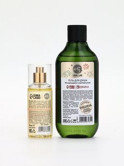 Подарочный набор Happy New Year: гель для душа и мист для тела, белый, URAL LAB