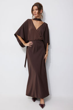 Платье LYUSHe 4252 коричневый