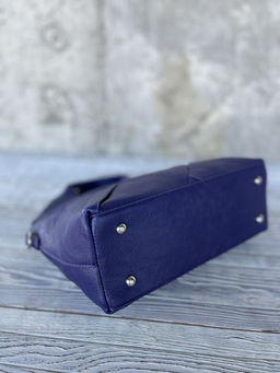 Женская сумка из эко кожи 0025 Синий - Sergio valentini фото 4