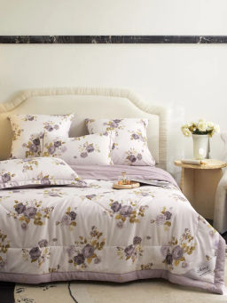 Одеяло MENCY Двухстороннее с простыней на резинке и наволочками ODMENDR007  фото 4