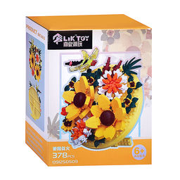 Конструктор "Жёлные цветы" в коробке