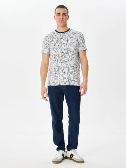 Футболка мужская короткий рукав GREG G145-KD1-SA-UT2024 (синий принт)  фото 10