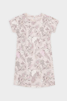 Crockid _ КБ 1142/разноцветие на св.бежевом меланже сорочка для дев