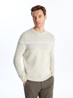 Bisiklet Yaka Erkek Triko Kazak