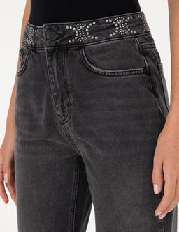 Antrasit Straight Fit Jean Pantolon - Pierre cardin фото 5