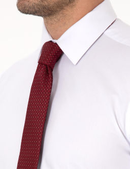 Beyaz Slim Fit %100 Pamuk Klasik Yaka Oxford G_mlek - Cacharel фото 7