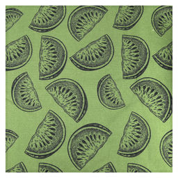 Астурия, зеленый Комплект столовый 4пр: салфетка сервировочная 45х45см, хлопок Премиум 186г/м2, Домашняя мода (Россия)