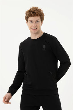 Мужской черный свитшот