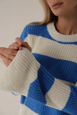 10413 Джемпер бело-голубой - Martichelli фото 8