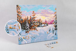 ФРЕЯ PNB/R1 №147 Набор для раскрашивания по номерам 50 х 40 см Дорога к дому  фото 6