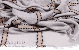 в составе ШЕРСТЬ Большой, красивый двусторонний платок - Tantino фото 3