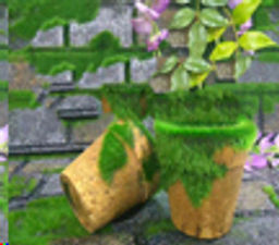 Кашпо со мхом декоративное 8х7,5 см / 16010 /уп 240/ - ГалеонТрейд фото 4