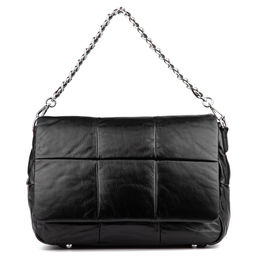*Y9835 black женская кожаная сумка "casual" Barcelo Biagi