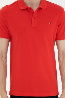 Мужская красная базовая футболка - U.s. polo assn фото 6