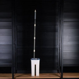 Ведро с вертикальным отжимом и шваброй Моп / S2-2 /уп 24/ бежевый - Галеонтрейд фото 6