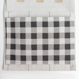 Кармашек текстильный Клетка 2 отделения, 20х41 см - Этель фото 5