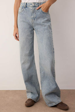 Mavi Yuksek Bel Bel Wide Leg Jeans TWOAW26JE00079 - Trendyolmilla фото 7