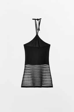 COMBINED HALTER KNIT TOP - Zara фото 11