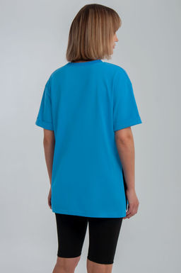Арт. 31118 Футболка женская 44-52 (5 шт) Цвет:Голубой - Калинка фото 3