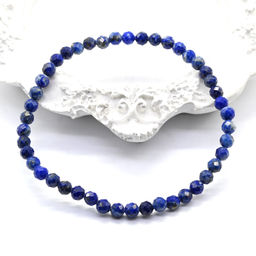 Браслет на резинке шарик гр.4мм из аметиста, 17см - Радуга камня фото 7