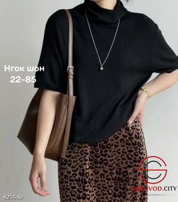 Футболка женская однотонная