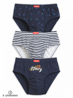 BULB3187(3шт. в упаковке) трусы для мальчиков
