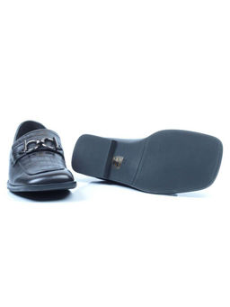 03-DP93-1 BLACK Лоферы женские (натуральная кожа)