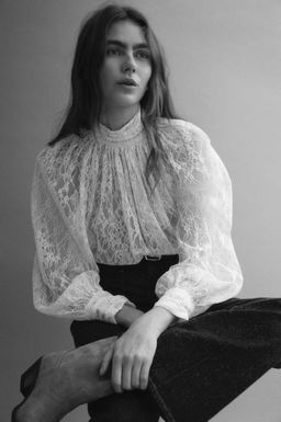 Blusa oversize de encaje - H&m фото 2