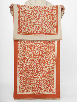 в составе ШЕРСТЬ и КАШЕМИР Большой, мягкий, теплый однотонный двусторонний палантин. - Tantino фото 3