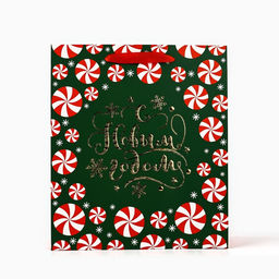 Пакет подарочный новогодний ламинированный «Новогодние чудеса», тиснение, M 30 х 26 х 9 см