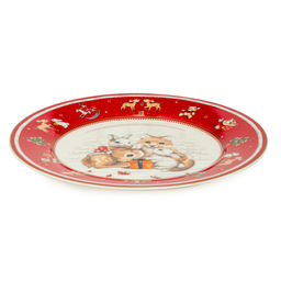 НАБОР ПОСУДЫ LEFARD C НОВЫМ ГОДОМ 3 ПР.: САЛАТНИК 800 МЛ, ТАРЕЛКА 19 СМ, КРУЖКА 400 МЛ  фото 7