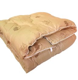 Одеяло верблюжья шерсть (450гр/м) полиэстер 1,5сп