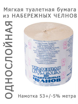 Бумага туалетная НАБЕРЕЖНЫЕ ЧЕЛНЫ - Авикомп фото 5