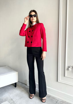 Жакет AURA 1055-164 красный