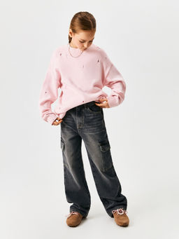 ACOOLA / Джинсы для девочек Vimm серый фото 3