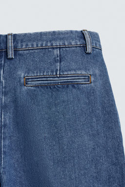 PANTAL?N CHINO DENIM STRAIGHT FIT / Azul